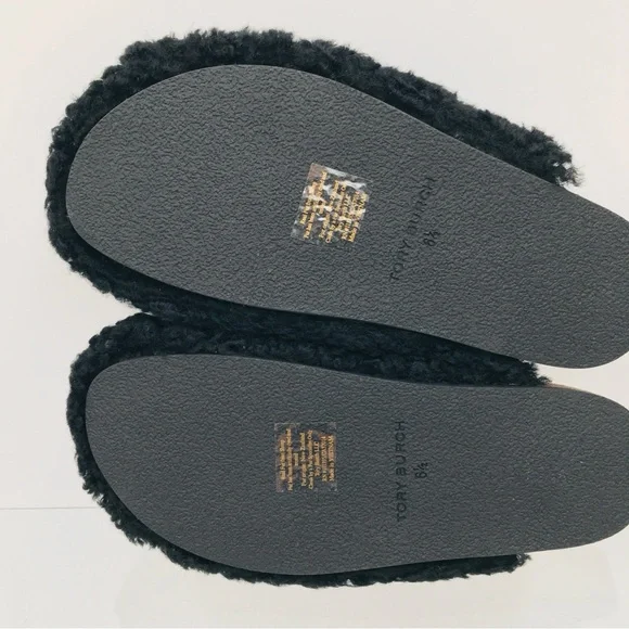 Tory Burch Charm Mammouth Mule Shearling / Nappa Leather Women’s Size 6.5 M